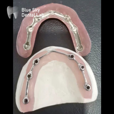 satın al Diş implantları için tam akrilik diş protezi olan diş titanyumu çubuğu online manufacture